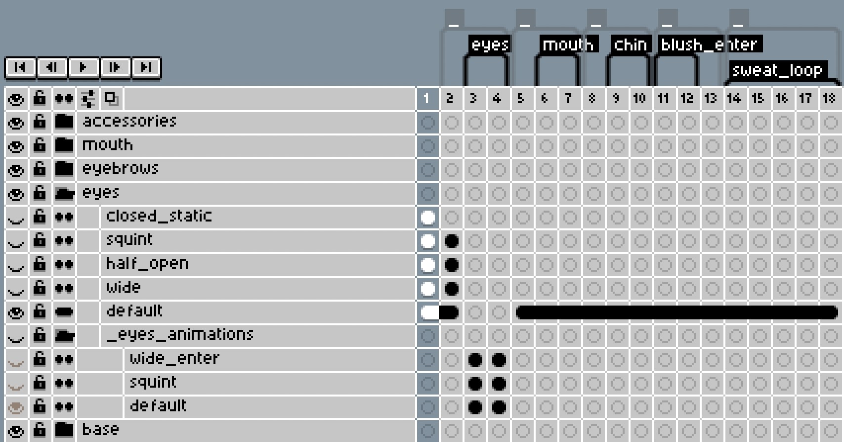 Aseprite tag setup for automation